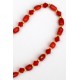 Detail of Red Coral bead necklace