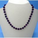 16" Pretty Amethyst bead Necklace